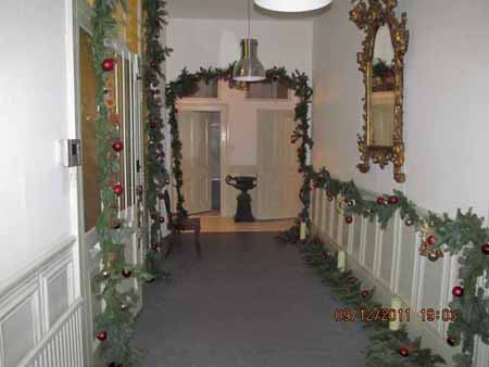 A Victorian Evening - the flat decorated for Christmas