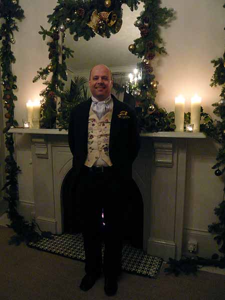 A Victorian Evening - the flat decorated for Christmas