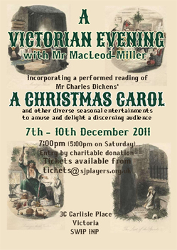 A Victorian Evening poster